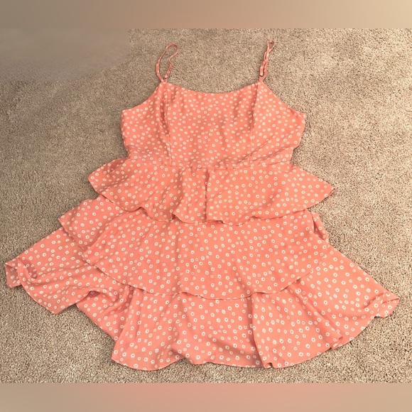 Forever 21 Floral Dress. Size L - Picture 1 of 8
